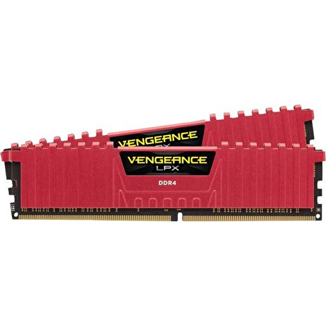CORSAIR Vengeance LPX red 16GB, DDR4, DIMM, 2666Mhz, 2x8GB, XMP, CL16