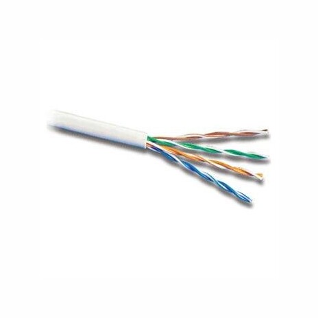 PremiumCord TP Kabel 4x2,drát UTP Cat5e AWG24,čistá měď 100m šedá