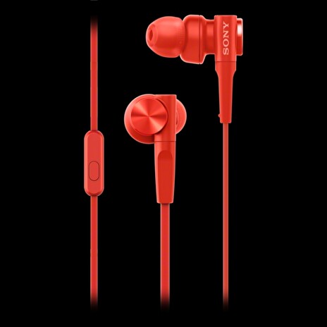 SONY MDR-XB55AP Sluchátka EXTRA BASS - Red