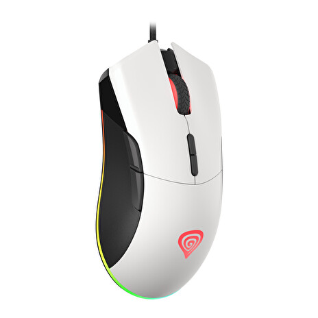 Genesis herní optická myš Krypton 290 6400DPI, RGB, SW, bílá