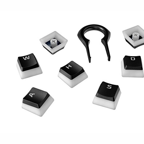 HP HyperX Pudding Keycaps - Full Key Set - PBT - Black (US Layout)