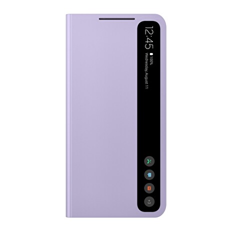 Samsung Flipové pouzdro Clear View S21 FE Lavender
