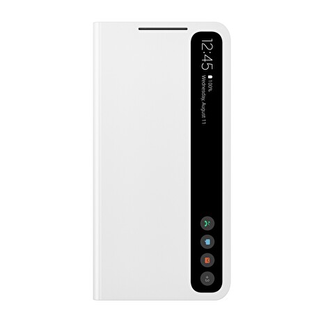 Samsung Flipové pouzdro Clear View S21 FE White