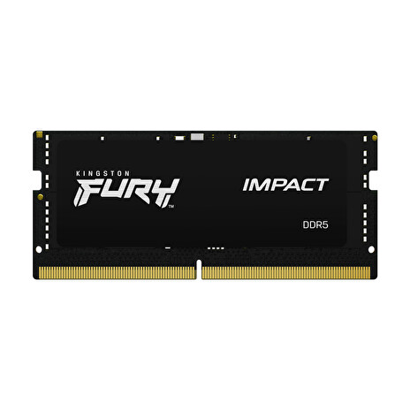 Kingston FURY Impact/SO-DIMM DDR5/32GB/4800MHz/CL38/1x32GB/Black