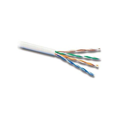 PremiumCord TP Kabel 4x2,drát UTP Cat5e AWG24,čistá měď 305m šedá