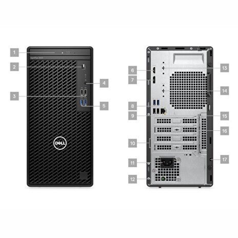 DELL OptiPlex MT 3000/i3-12100/8GB/256GB SSD/DVD-RW/W11P/3Y basic onsite