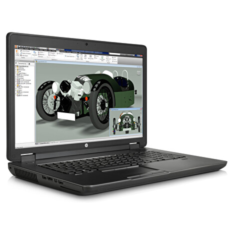 HP ZBook 17 G2; Core i7 4910MQ 2.9GHz/16GB RAM/256GB SSD NEW/backlit kb/battery NB