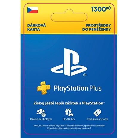 ESD CZ - PlayStation Store el. peněženka - 1300 Kč