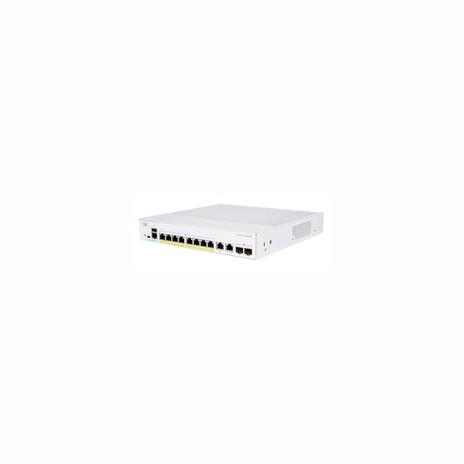 Cisco switch CBS250-8P-E-2G, 8xGbE RJ45, 2xRJ45/SFP combo, fanless, PoE+, 67W - REFRESH