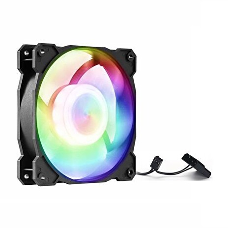 1stCOOL Statický RGB ventilátor 12cm, 3+4pin