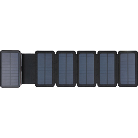 Sandberg Solar 6-Panel Powerbank 20000, solární nabíječka, černá