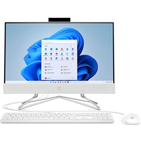 HP AIO 22-dd0011nc/22'' IPS FHD AG/Ryzen 3 3250U/8GB/256GB SSD/AMD Integrated Graphics/4xUSB/1xHDMI/RJ45/WIN 11 Home/Whi