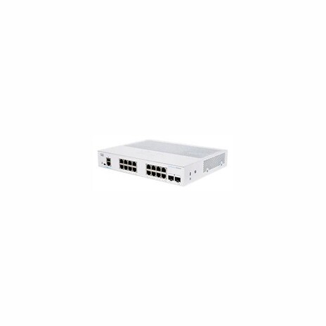 Cisco switch CBS250-16T-2G-UK, 16xGbE RJ45, 2xSFP, fanless - REFRESH
