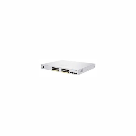 Cisco switch CBS250-24FP-4G-UK, 24xGbE RJ45, 4xSFP, PoE+, 370W - REFRESH