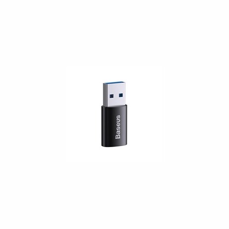 Baseus Ingenuity mini OTG adaptér USB-A 3,1A samec na USB-C samice, černá