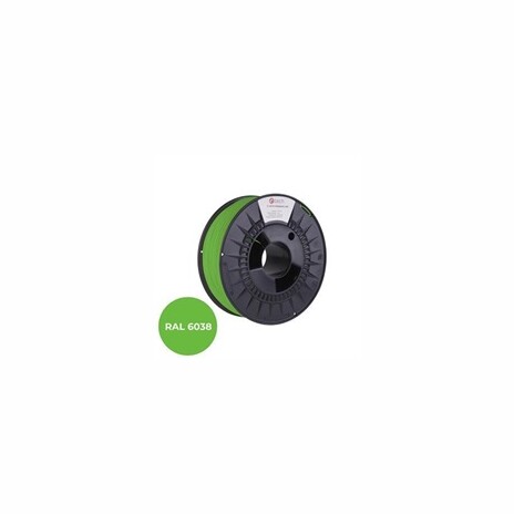 C-TECH Tisková struna (filament) PREMIUM LINE, ASA, luminiscenční zelená, RAL6038, 1,75mm, 1kg