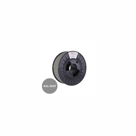C-TECH Tisková struna (filament) PREMIUM LINE, PETG, šedý hliník, RAL9007, 1,75mm, 1kg