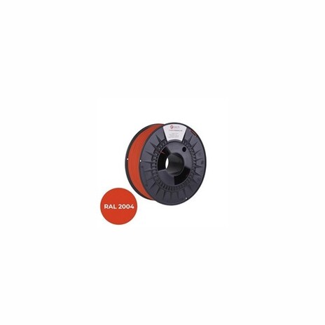 C-TECH Tisková struna (filament) PREMIUM LINE, PLA, oranžová pravá, RAL2004, 1,75mm, 1kg