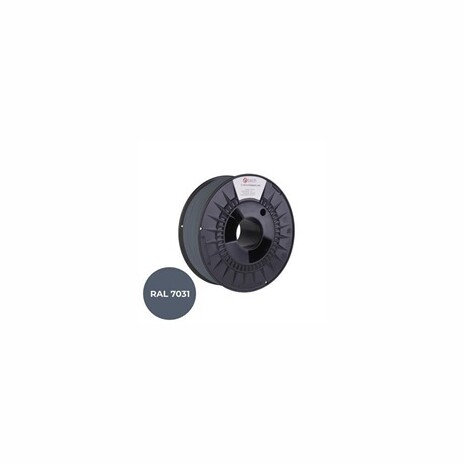 C-TECH Tisková struna (filament) PREMIUM LINE, PLA, šedomodrá, RAL7031, 1,75mm, 1kg