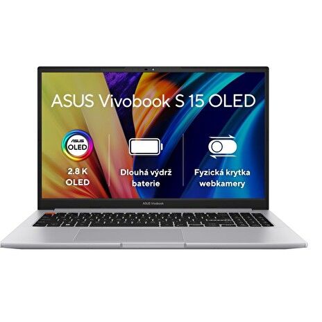 ASUS Vivobook S 15 OLED i7-12700H/16GB/1TB SSD/15,6" 2.8K/OLED/2yr Pick up & Return/W11H/Šedá
