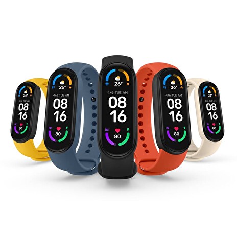 Xiaomi Mi smart Band 6 Strap 3 (pack) Black, Orange, Blue