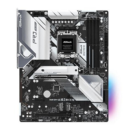 ASROCK MB B650 PRO RS (AM5, amd B650, 4xDDR5, PCIE 5.0, HDMI +DPort, 4xSATA3 +2xM.2, USB3.2 G2x2, GLAN 2,5G, ATX)