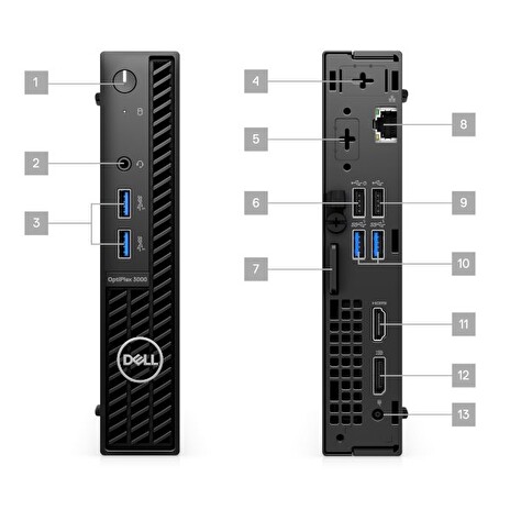 DELL OptiPlex MFF 3000/i5-12500T/16GB/512GB SSD/W10P+W11P/WiFi/3Y Prosupport onsite