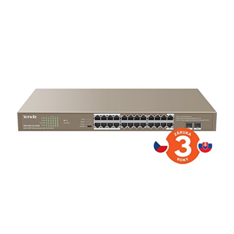 Tenda TEG1126P-24-410W PoE AT Gigabit Switch 410W