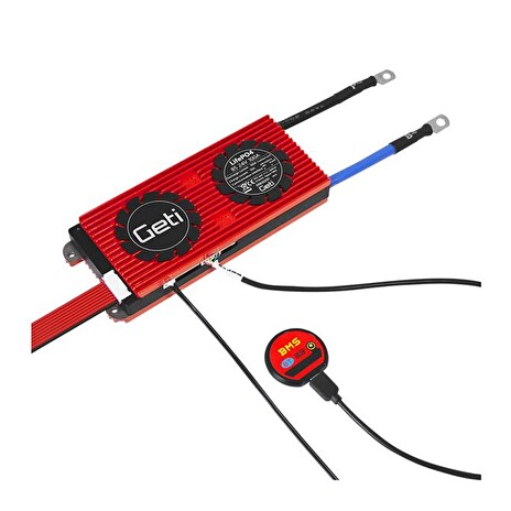 Smart BMS GETI GBM8S100A (25,6V) + BT + teplotní čidlo pro LiFePO4 články