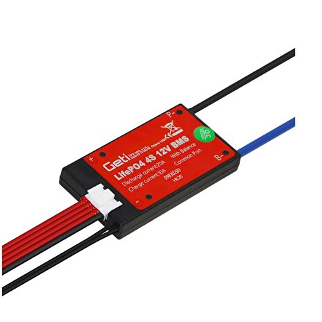 BMS GETI GBM4S20A (12,8V) + teplotní čidlo pro LiFePO4 články