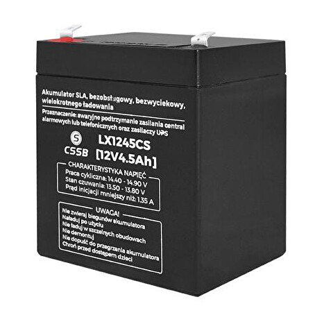 Baterie olověná 12V 4,5Ah LTC BATE-14196
