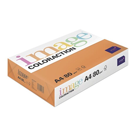 Kancelářský papír Image Coloraction A4/80g, Amsterdam - cihlově oranžová (OR43), 500 listů
