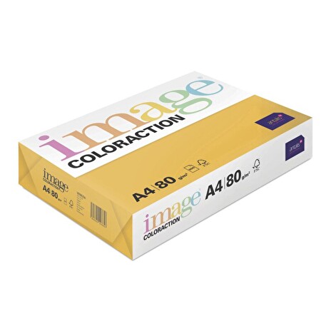 Kancelářský papír Image Coloraction A4/80g, Venezia - sytá oranžová (AG10), 500 listů