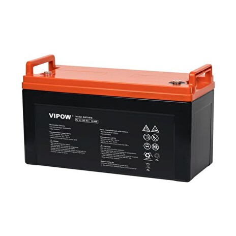 Baterie olověná 12V 120Ah VIPOW BAT0418