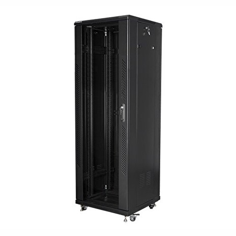 LANBERG Volně stojící skříň 19" 37U/600x600 (v rozloženém stavu) černá (RAL9004)