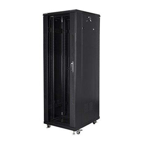 LANBERG Volně stojící skříň 19" 37U/600x800 (v rozloženém stavu) černá (RAL9004)