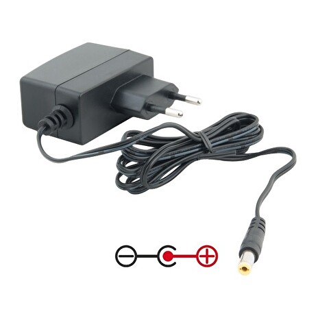 Avacom Napájecí adaptér univerzální 5V 2A 10W konektor 5,5mm x 2,1mm plus pól uprostřed