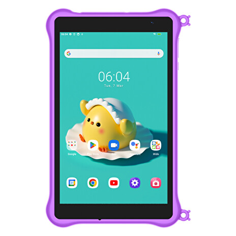 iGET BLACKVIEW TAB G5 Kids Purple - 8" HD+ IPS/1280x800/LTE/3GB RAM+64GB ROM/2+0,3Mpx/5580mAh/Android 12/fialová