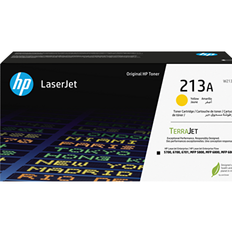 HP W2132A, yellow toner. kazeta HP LaserJet 213A