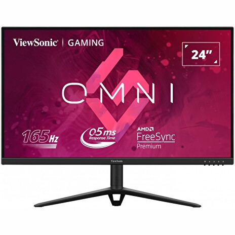 ViewSonic VX2428J OMNI /24"/IPS/16:9/1920x1080 / 165Hz/0,5ms/ 250cd/m2 / Freesync premium / 2xHDMI/DP/repro/rvýšk. nast.