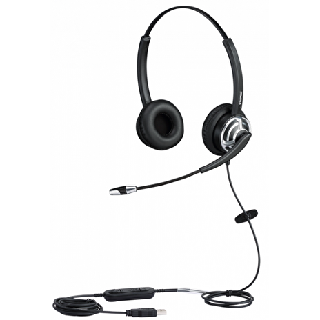 WELL Mairdi MRD-805D USB, náhlavka dvouušní (USB s ovládáním hlasitosti)