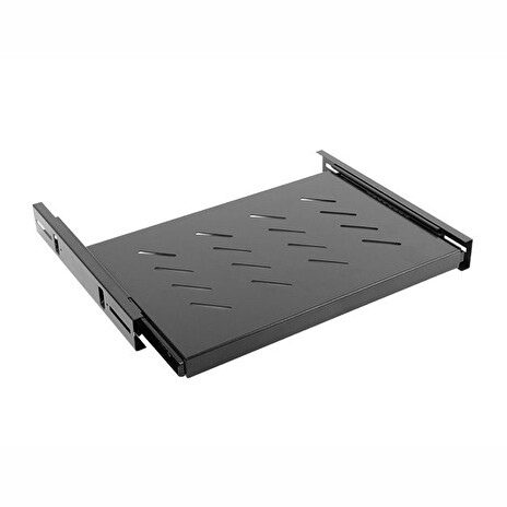 LANBERG 19"19" SLIDING SHELF 1U/465X347MM MAX LOAD CAPACITY UP TO 60KG BLACK