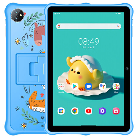 iGET BLACKVIEW TAB GA7 Kids Blue - 10.1" FHD+ IPS/1280x800/Quad-core/3GB+64GB/6 580 mAh/Android 12/USB-C/pouzdro/modrá
