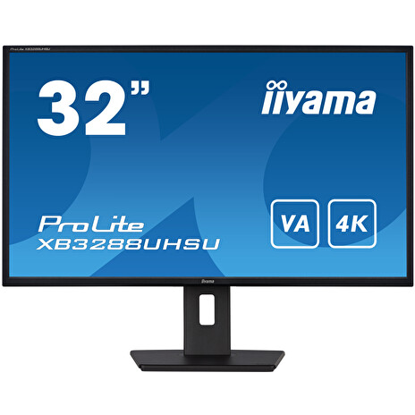 iiyama ProLite/XB3288UHSU-B5/31,5"/VA/4K UHD/60Hz/3ms/Black/3R