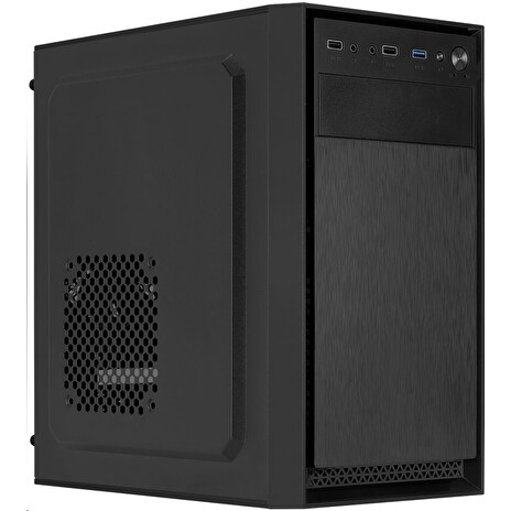 Eurocase MC X104 EVO, skříň mATX, bez zdroje, 2xUSB 2.0, 1xUSB 3.0, černá