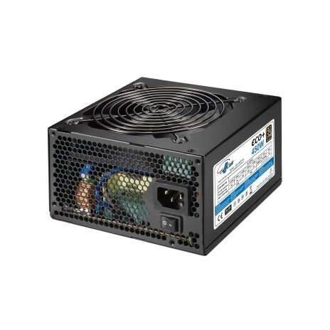 Zdroj Eurocase Eco+ 450W, 80PLUS BRONZE, 12cm ventilátor, bulk