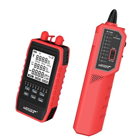 W-star Tester kabelů 2v1 WSNF908S, RJ45, VFL optika, měří útlum, display, ethernet