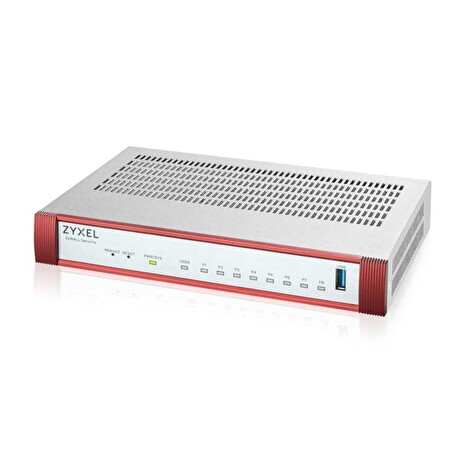 Zyxel USG FLEX100 H Series, 7 Gigabit user-definable ports, 1*1G PoE+, 1*USB (device only)