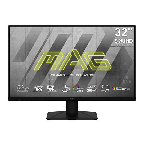 MSI MAG/323UPF/32"/IPS/4K UHD/160Hz/1ms/Black/3R