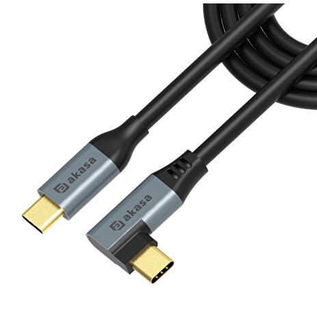 AKASA - Right Angle USB-C 100W PD Charging Cable
